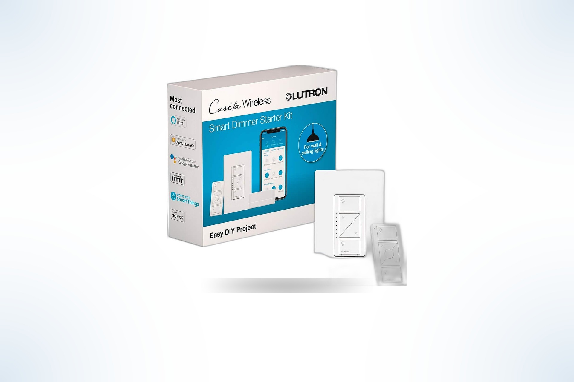 Lutron Caseta Smart Dimmer Switch Starter Kit
