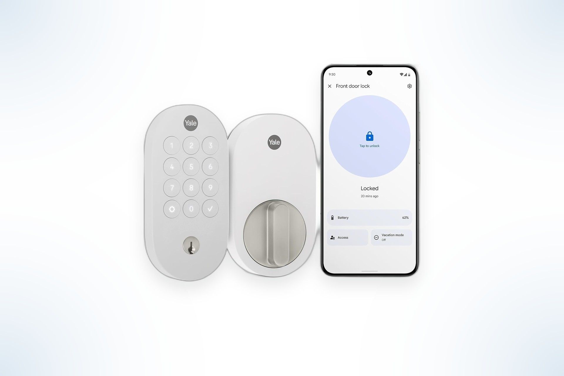 Yale Snow Keyed Deadbolt Smart Lock